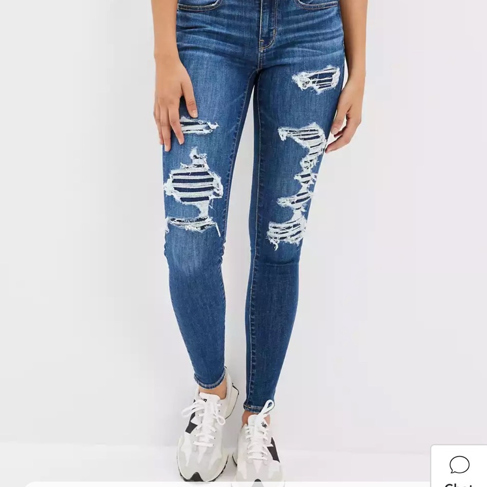 American Eagle Super Low Jeggings size 4
